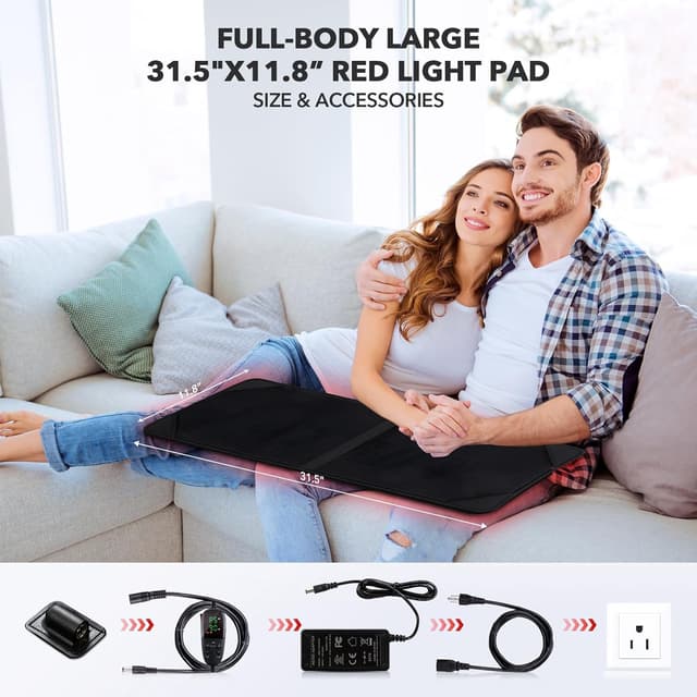 Thumbnail 2 de Red Light Therapy Pad 31.5" for Pain Relief 🩺