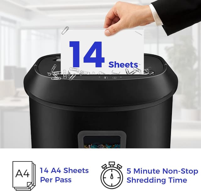 Thumbnail 6 de OFITECH 14-Sheet Paper Shredder, 6.6-Gal ๐