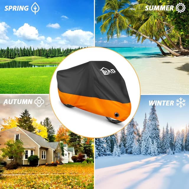 Thumbnail 6 de LIHAO Motorrad-Abdeckplane Outdoor 245x105x125 cm wasserdicht mit Aufbewahrungstasche