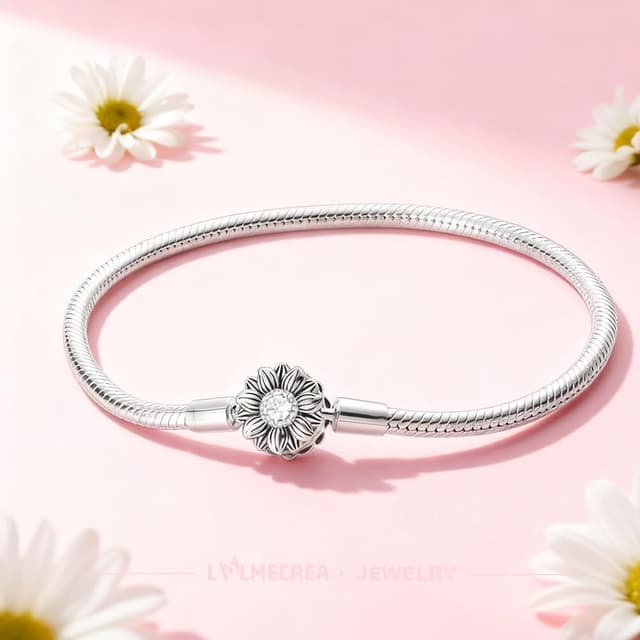 Detalle 2 de LMLMECREA Charm-Armband 925 Silber 17–21 cm