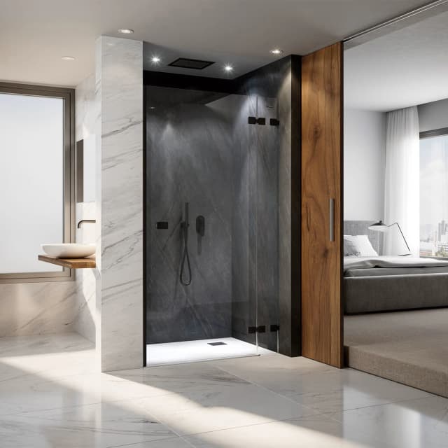 Imagen de Duscholux D4 Pure Mampara 200 cm, vidrio 6/8 mm en OfertitasTOP