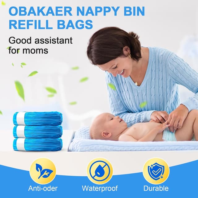 Thumbnail 4 de Nappy Bin Refills 10-Pack 10m nappy bags
