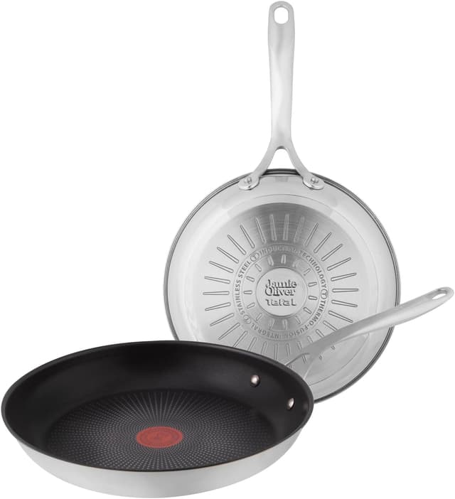 Detalle de Tefal Jamie Oliver Juego 2 sartenes 24/28 cm