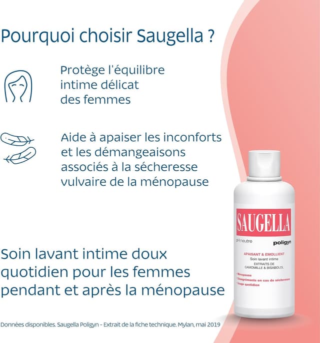 Thumbnail 2 de Saugella Poligyn soin lavant intime 500ml