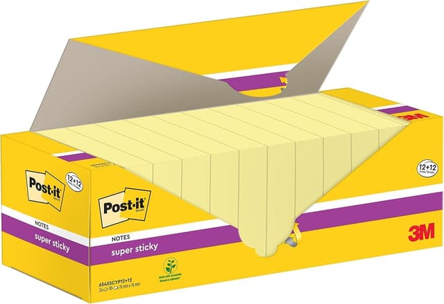 Detalle de Post-it Super Sticky Notes 76 mm 📝