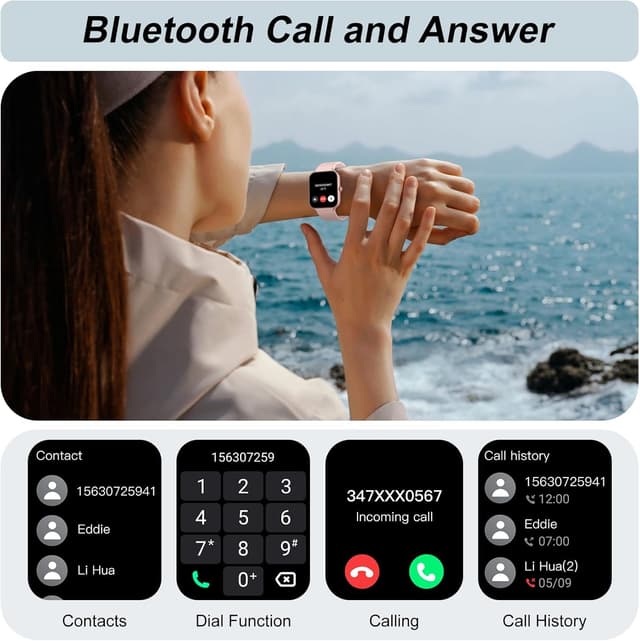 Thumbnail 4 de Yamay Smartwatch Hombre/Mujer, 1,96" IP68, 112 Modos Deportivos ⌚️