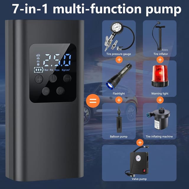 Thumbnail 1 de 150PSI Gonfleur Pneus Voiture 6000mAh