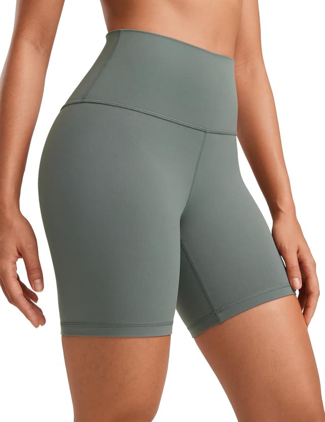 Detalle de CRZ YOGA Butterluxe Shorts de yoga pour femme à taille haute (6/10/15/20 cm)