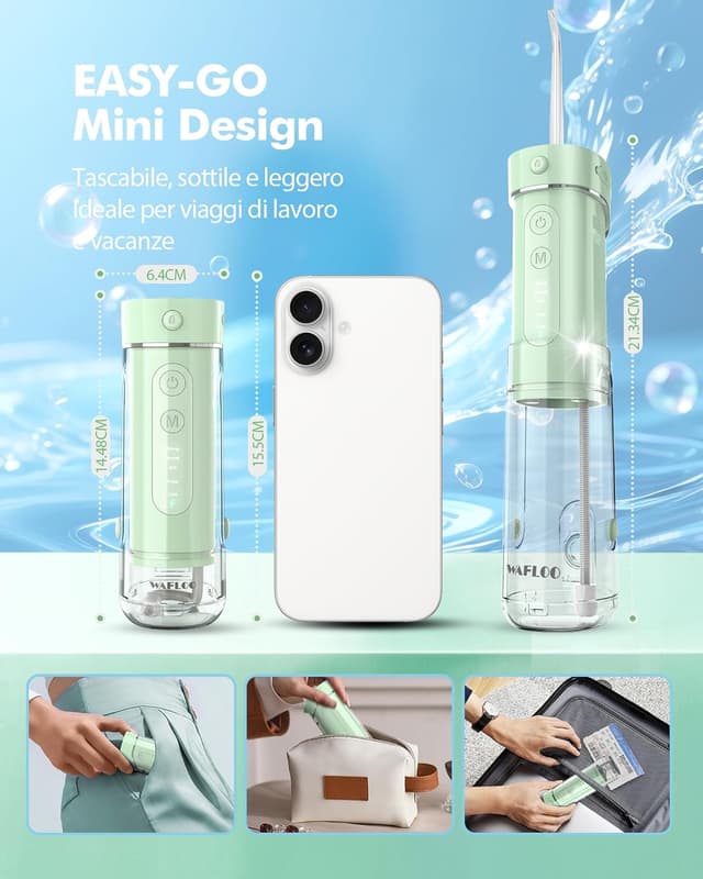 Detalle 2 de WAFLOO Idropulsore dentale 180ml 🦷