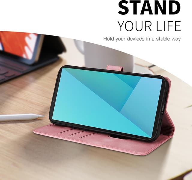 Detalle de Rostsant Handyhülle für Sony Xperia 10 VII Löwenzahn – PU-Leder Flip Case mit Magnetverschluss und Kartenfächern