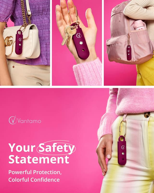 Thumbnail 1 de Vantamo Taschenalarm Extra 130 dB mit 2 Lautsprechern đš