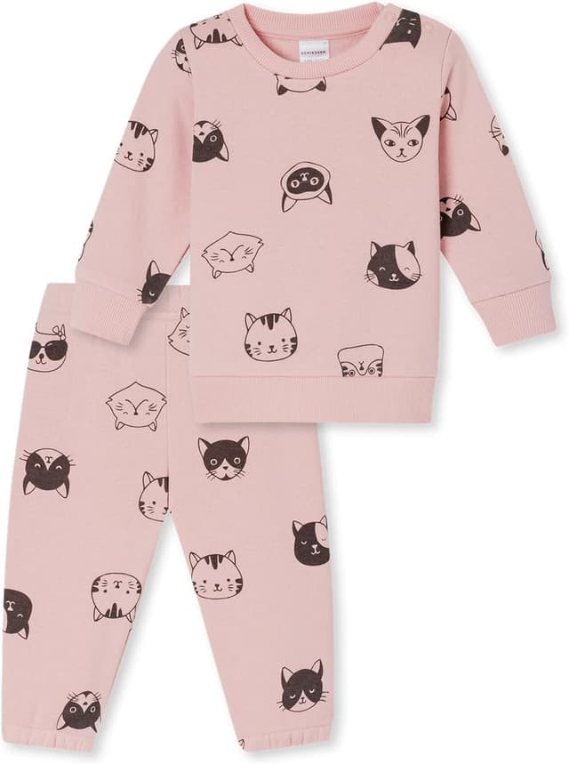 Detalle 2 de Schiesser Baby Mädchen Zweiteiler-Langschlafanzug 183248