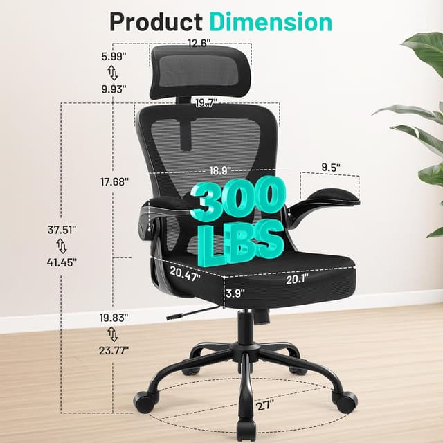 Detalle 2 de AreShark Office Chair Ergonomic 300 lb capacity