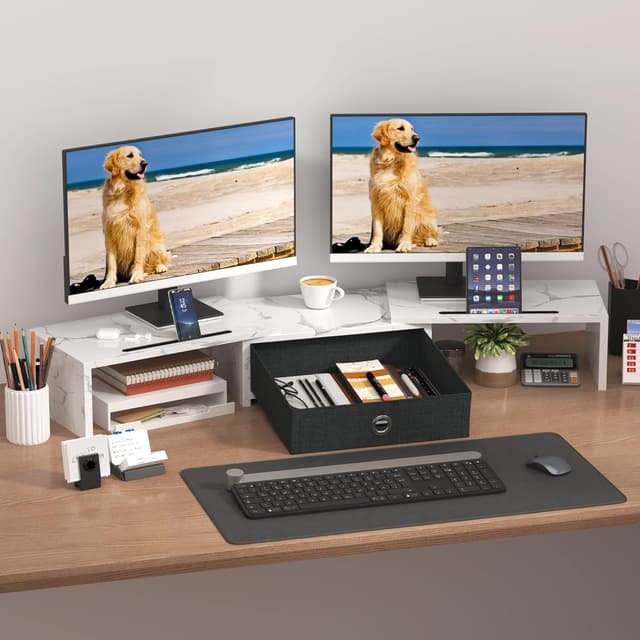 Detalle 2 de OYRREU Monitorständer 15,5 cm Schreibtisch