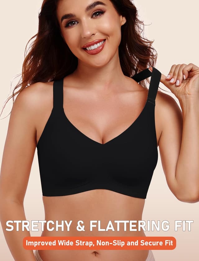 Thumbnail 6 de Gailife Womens Wireless Push Up Bra — Seamless Supportive T-Shirt Bra