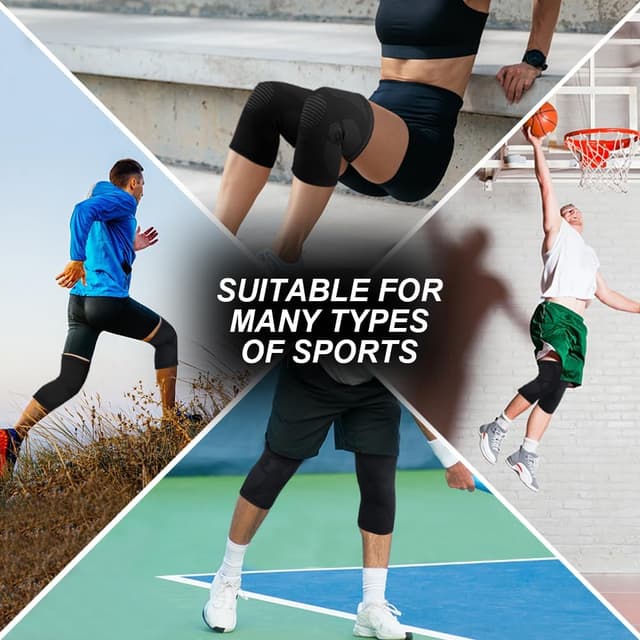 Thumbnail 6 de ACWOO Genouillère de sport 2 pièces pour genouilles