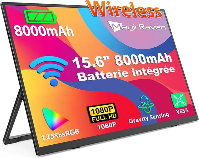 Imagen de MAGICRAVEN Ecran Portable 15,6 pouces 1080P en OfertitasTOP