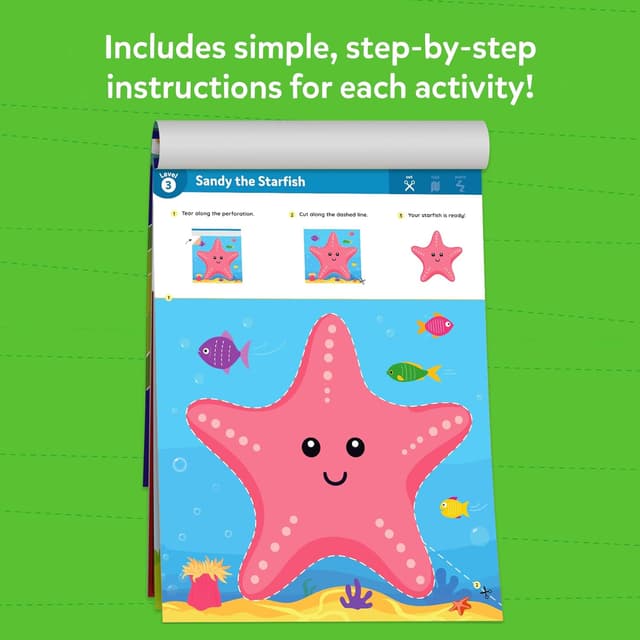 Thumbnail 6 de Skillmatics SNIP, SNIP! Scissor Skills Activity Book with Child-Safe Scissors & Felt Craft Kit (Ages 3–7)