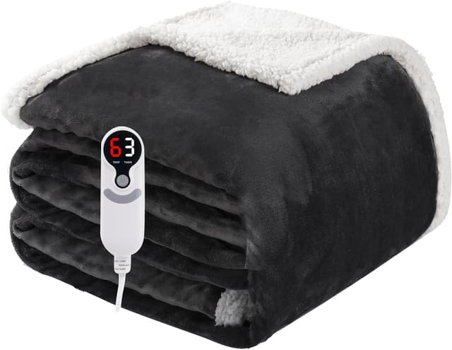 Detalle de Manta Electric Heated Blanket 72x84in, 6 Heat Settings