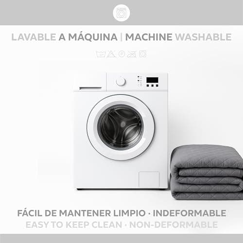 Thumbnail 7 de Textilhome Funda Cubre Sofá Malu 3 Plazas 🛋️ Resistente y Reversible