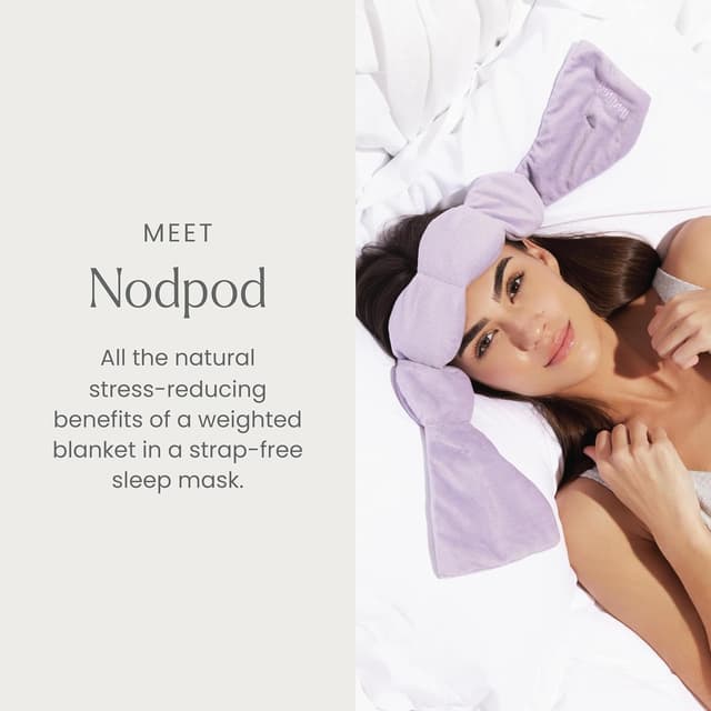 Detalle 2 de Nodpod Gentle Pressure Sleep Mask for sleep