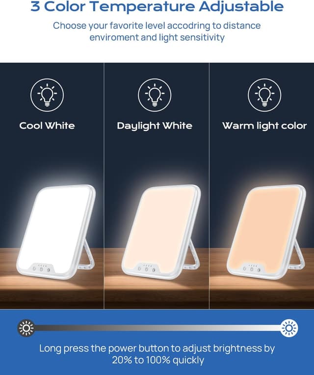 Thumbnail 1 de SAD Lamp 10,000 lux light therapy lamp