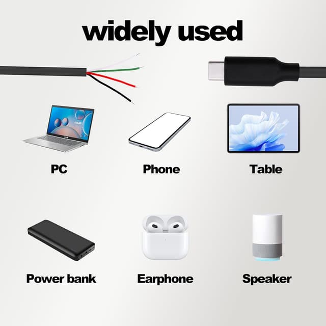 Thumbnail 6 de YARCHONN USB Type-C 4 Pin cable, 30cm