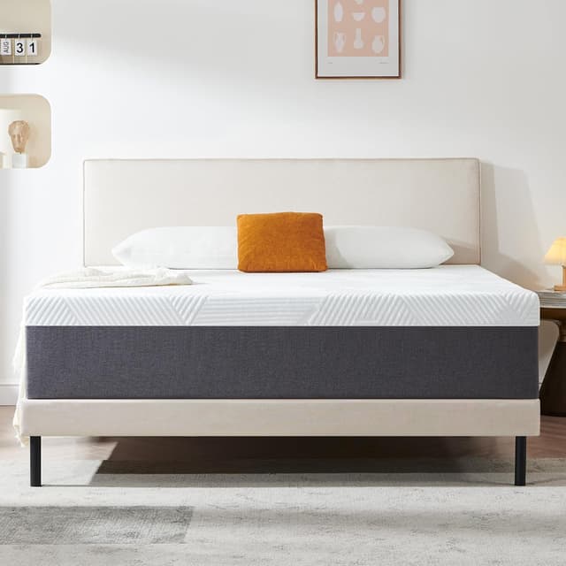 Detalle de Sleremind 22cm Thickness Double Memory Foam Mattress (Medium Firm) in a Box – 135x190x22cm