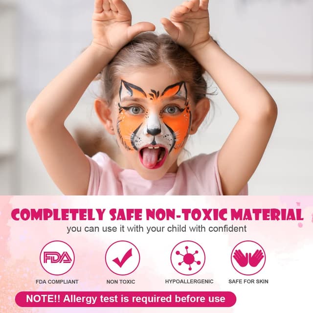 Thumbnail 3 de ACWOO 16 Farben Halloween Schminke 🎨