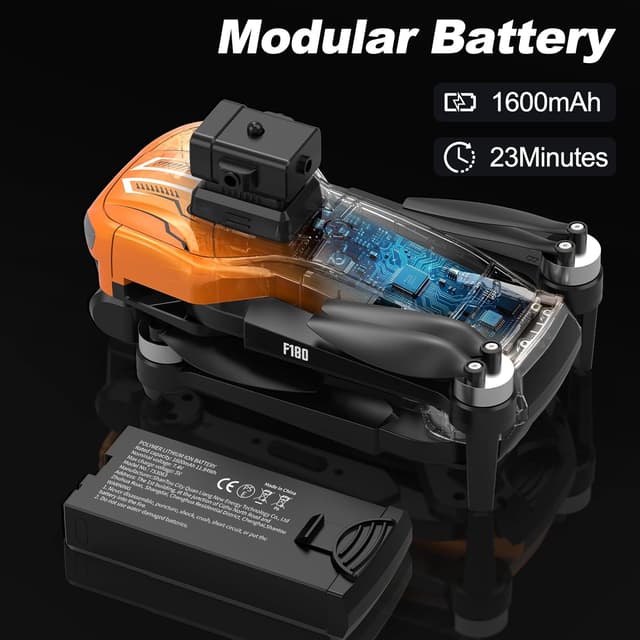 Detalle de govogorc Drone GPS con fotocamera 4K, telecomando con schermo 4,5", ritorno automatico ed evitamento ostacoli