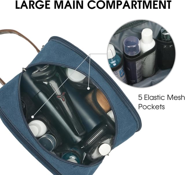 Detalle de WANDF Kulturtasche Reise 25×13×16 cm