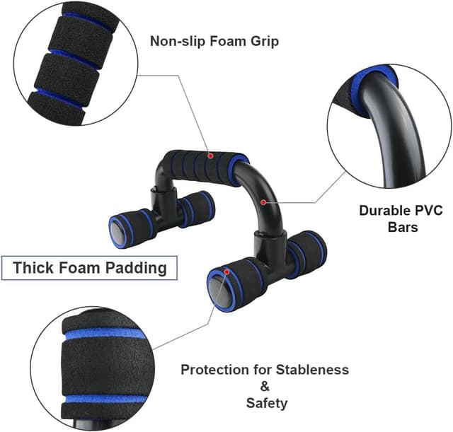 Detalle 2 de Flintronic Poignées de Pompe 150 kg 🏋