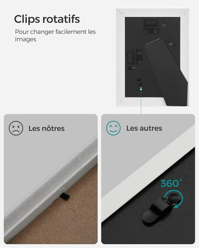 Thumbnail 5 de SONGMICS RPF35WT cadres 10 x 15 cm lot de 5