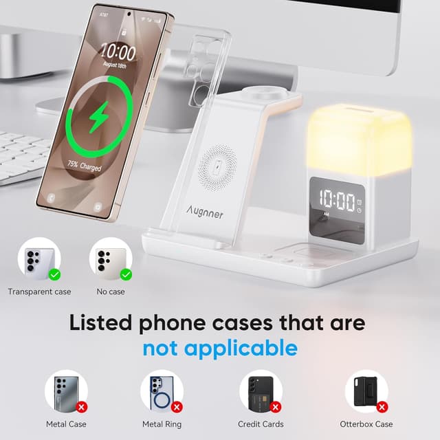 Thumbnail 5 de Estación de Carga Inductiva 6 en 1 15W para Galaxy