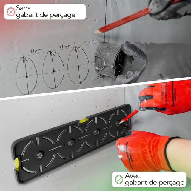 Thumbnail 4 de LAINFELD gabarit perçage prises 71 mm