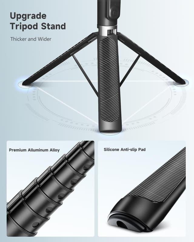 Detalle 2 de RISEOFLE 71” Extendable Phone Tripod