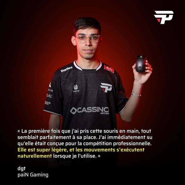 Detalle 1 de CORSAIR SABRE v2 PRO Souris ultralégère