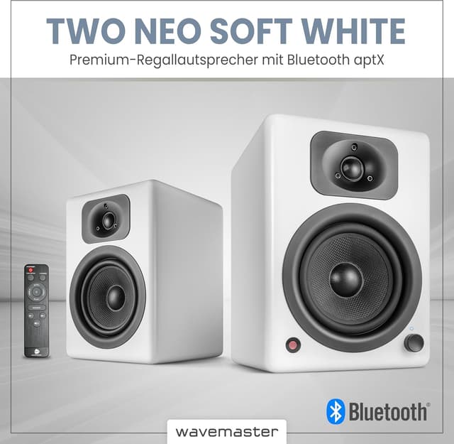 Thumbnail 2 de wavemaster TWO NEO soft white Regallautsprecher