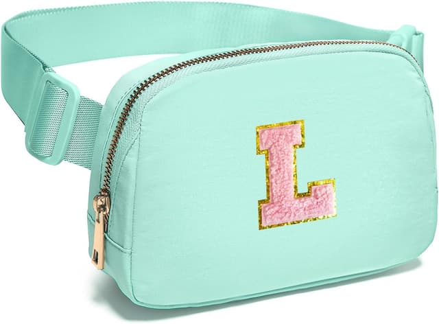 Thumbnail 6 de Gitus Initial Patch Belt Bag Fanny Pack (Mint Green-L)