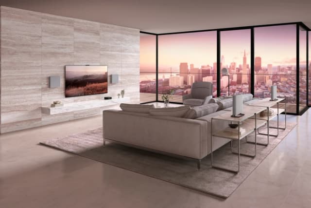 Detalle de Sony Bravia Theatre Quad Lautsprecher-Set für 360 Spatial Sound Mapping