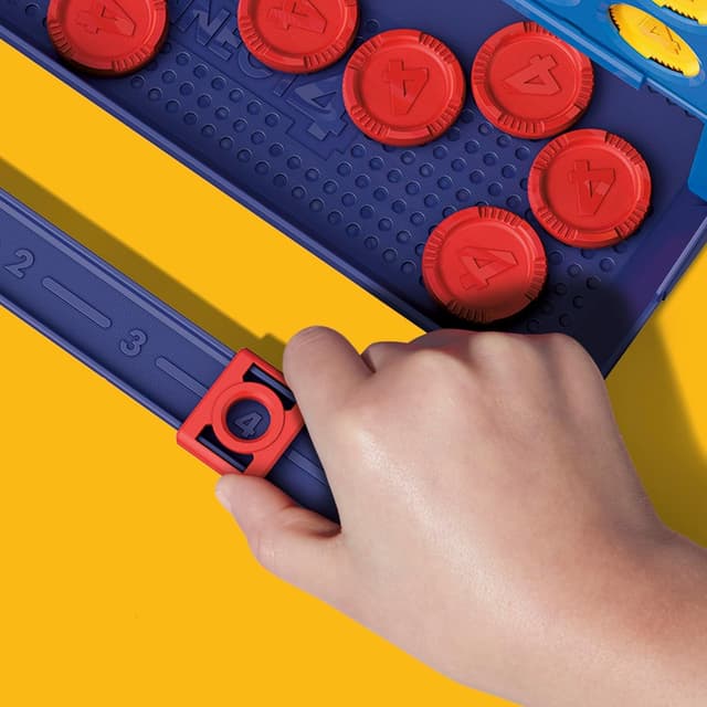 Detalle de Hasbro Gaming 4 gewinnt – Offizielles Spiel (2025 Edition) mit Tragebox, Punktezähler