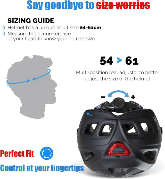 Detalle de PANK Casco bici MTB 325 g 54-61 cm