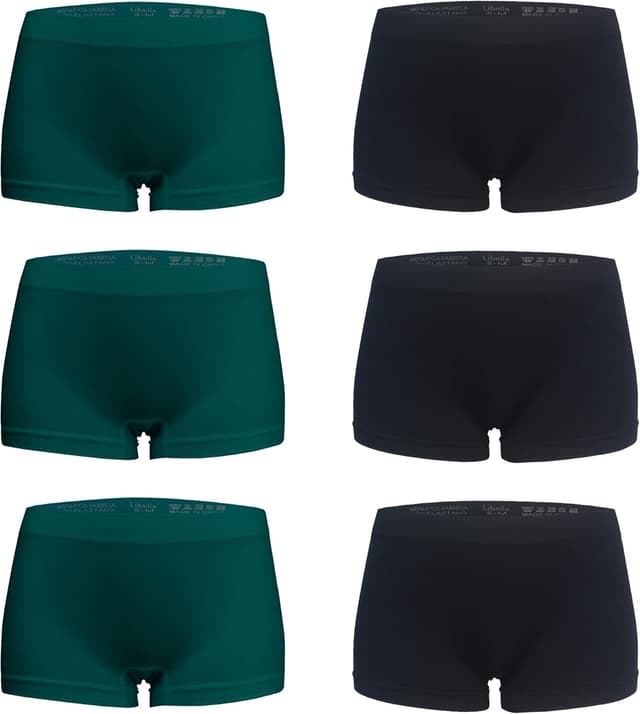 Thumbnail 6 de Libella Lot de 6 Femme Boxer Basics Shorties uni 3908 – shorty sans coutures en microfibre