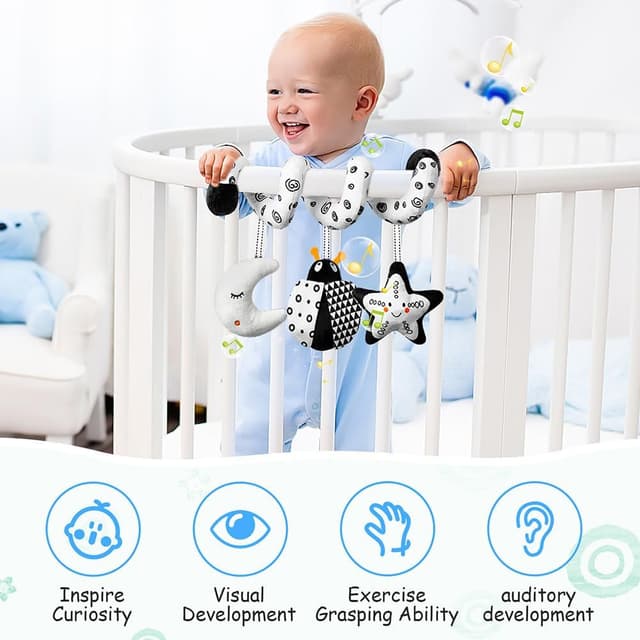 Thumbnail 3 de Aolso Juguetes Colgantes para Cochecito 3 piezas