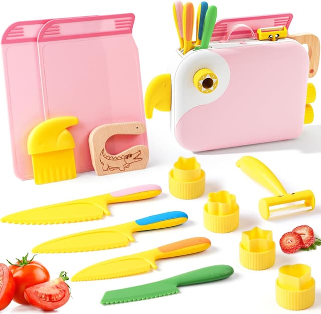 Detalle de Yeeammk 13-piece toddler knife set for play 🍽