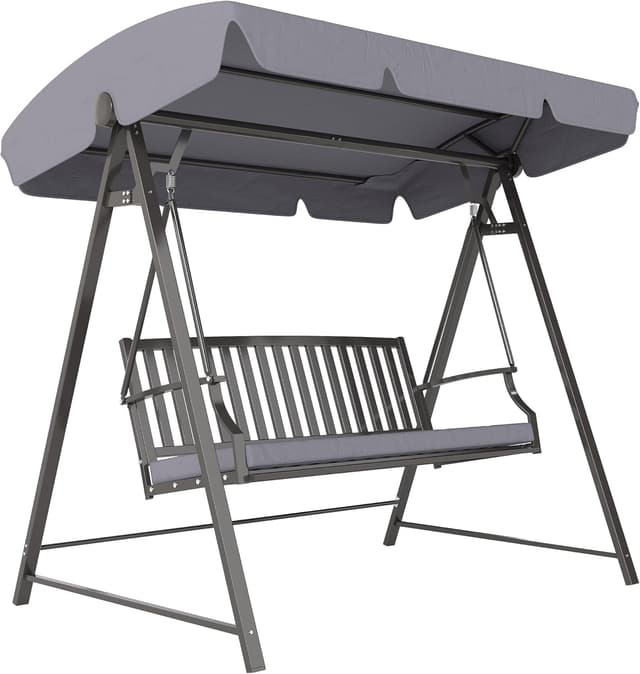 Detalle de Outsunny Columpio 3 plazas 360 kg