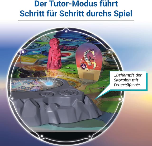 Detalle de Ravensburger 24582 Ventopia – Die fliegende Insel: Brettspiel mit Elektronik für Kinder ab 7 Jahren (1–4 Spieler)