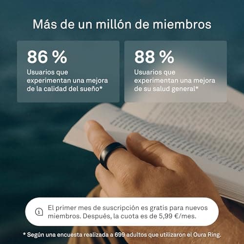 Thumbnail 6 de Oura Ring Gen3 Horizon Anillo monitor de sueño, talla 12