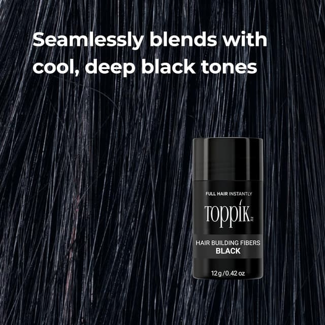 Thumbnail 5 de Toppik Hair Building Fibres Powder Black 27.5g