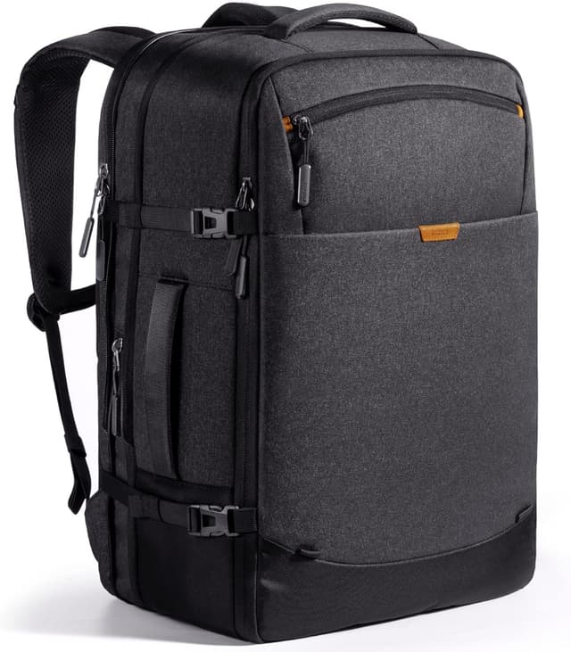 Detalle de Inateck 38,5–46,2 L erweiterbarer Reiserucksack für Laptop